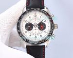 Replica Omega Speedmaster White & Black Chronograph Dial Stainless Steel Watch